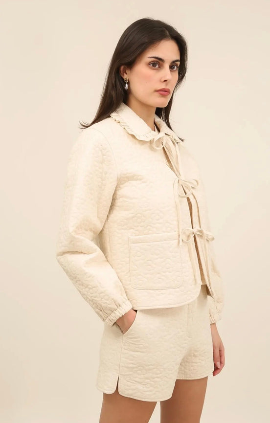 Quilted Flower Jacket