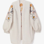 Botanic Embroidered Kimono Jacket