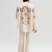Botanic Embroidered Kimono Jacket