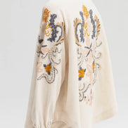 Botanic Embroidered Kimono Jacket