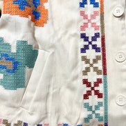 Embroidered Oversize Jacket