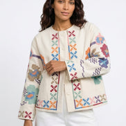 Embroidered Oversize Jacket