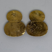Natural Stone Disc Earrings