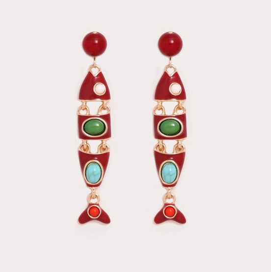 Long Dangle Earrings