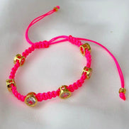Macrame Bracelet with Sparkly Beads