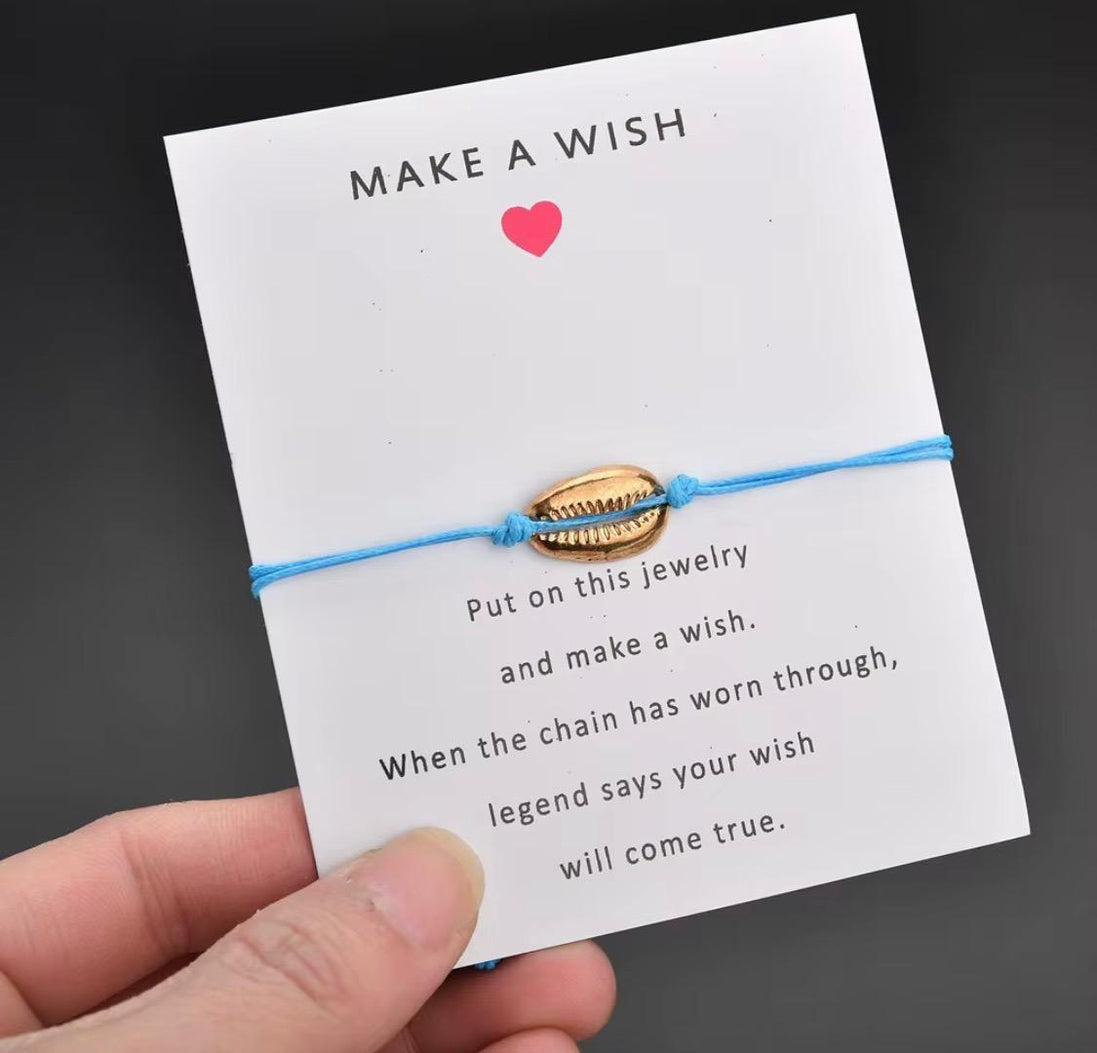 Make a Wish Shell Bracelet