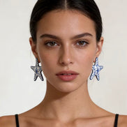 Flower Star Earrings