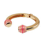 Gold and Enamel Ball Bangle