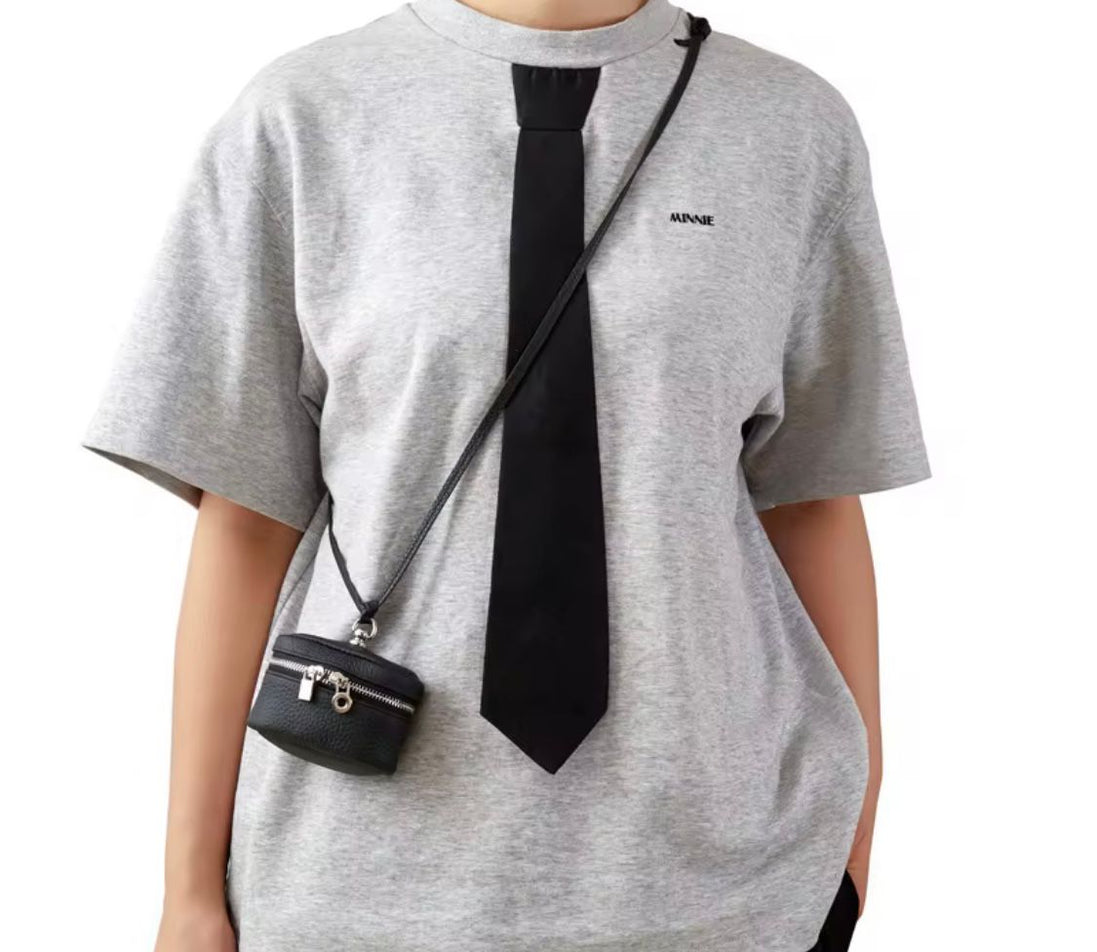 Neck Leather Bag