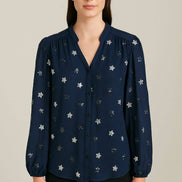 Sequin Stars Navy Shirt
