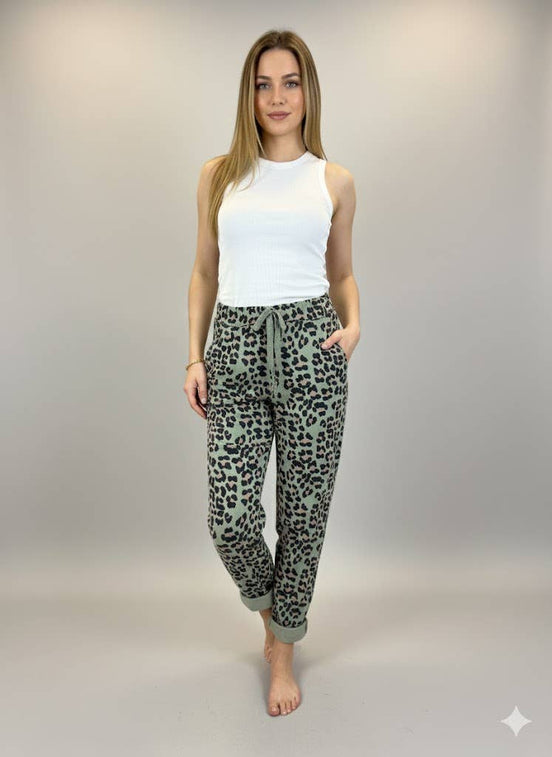 Leopard Print Pants
