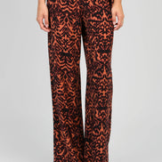 Blouse and Pants Set Burgundy