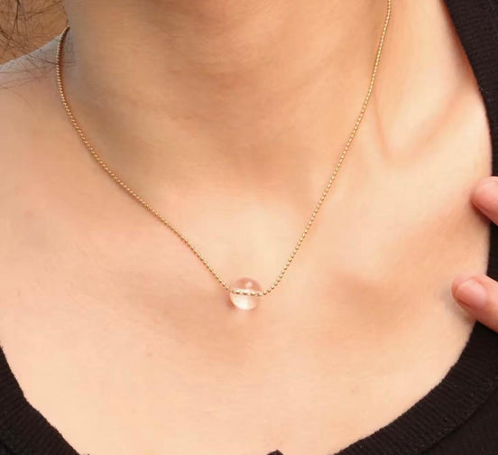 Quartz Pendant Necklace
