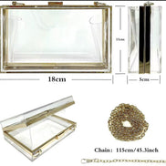 Transparent Acrylic Clutch