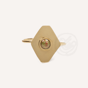 Natural Stone Flat Ring