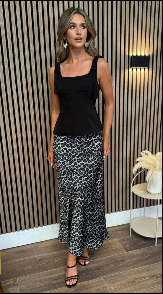 Animal Print Skirt