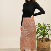Sequin Golden Skirt