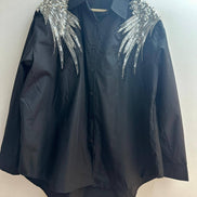 Shirt with Wings and Pearls