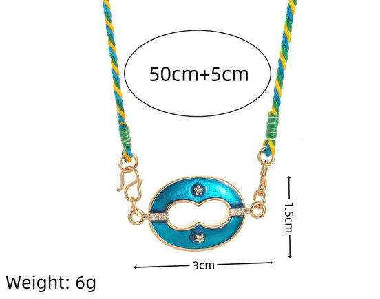 Lip Enamel Necklace