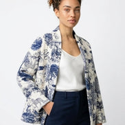 Jungle Print Quilted Jacket