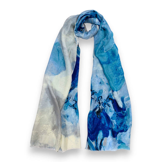 Water Ink Summer Print Scarf