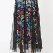 Pop Art Patterned Skirt