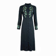 Owiny Embroidered Long Dress