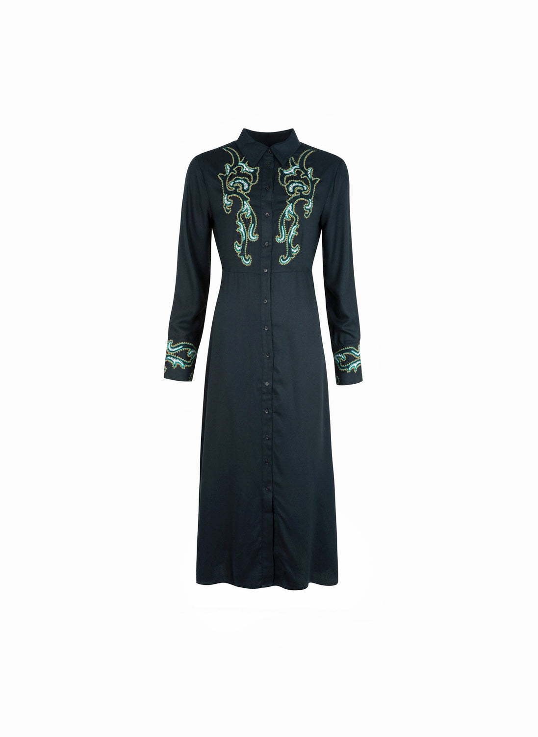 Owiny Embroidered Long Dress