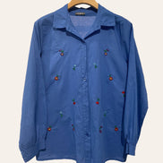 Embroidered Floral Shirt