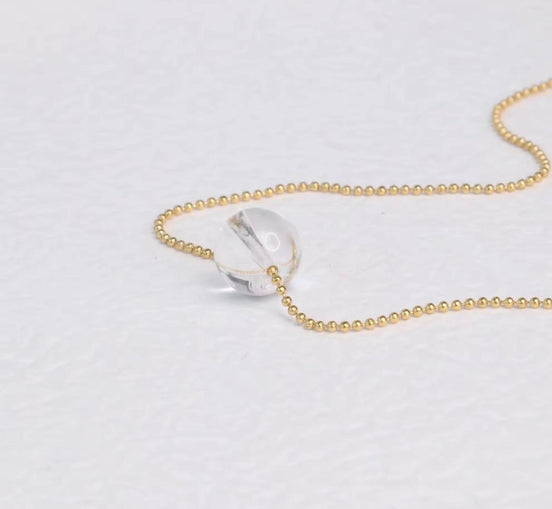 Quartz Pendant Necklace
