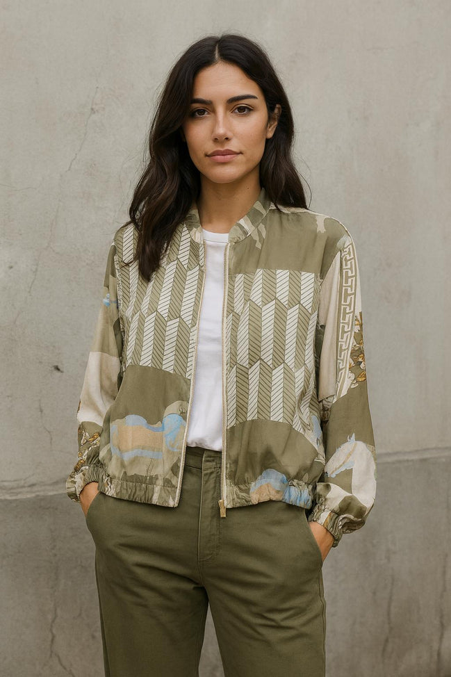 Horse Print Light Jacket