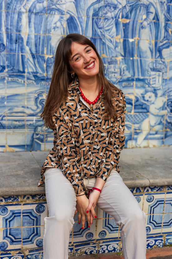 Feathers Button up Shirt