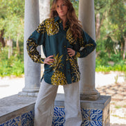 Pineapple Button Up Shirt