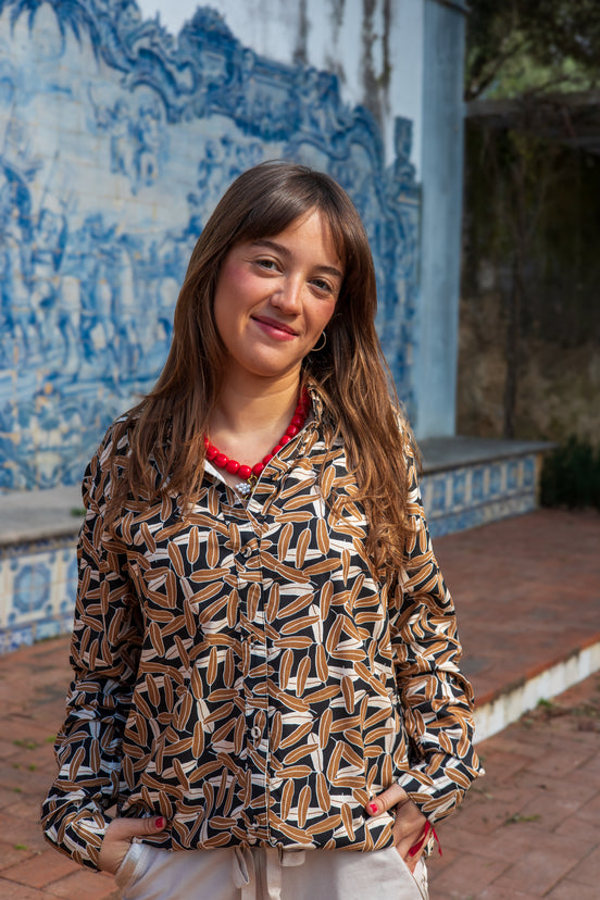 Feathers Button up Shirt