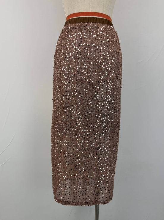 Sequin Golden Skirt