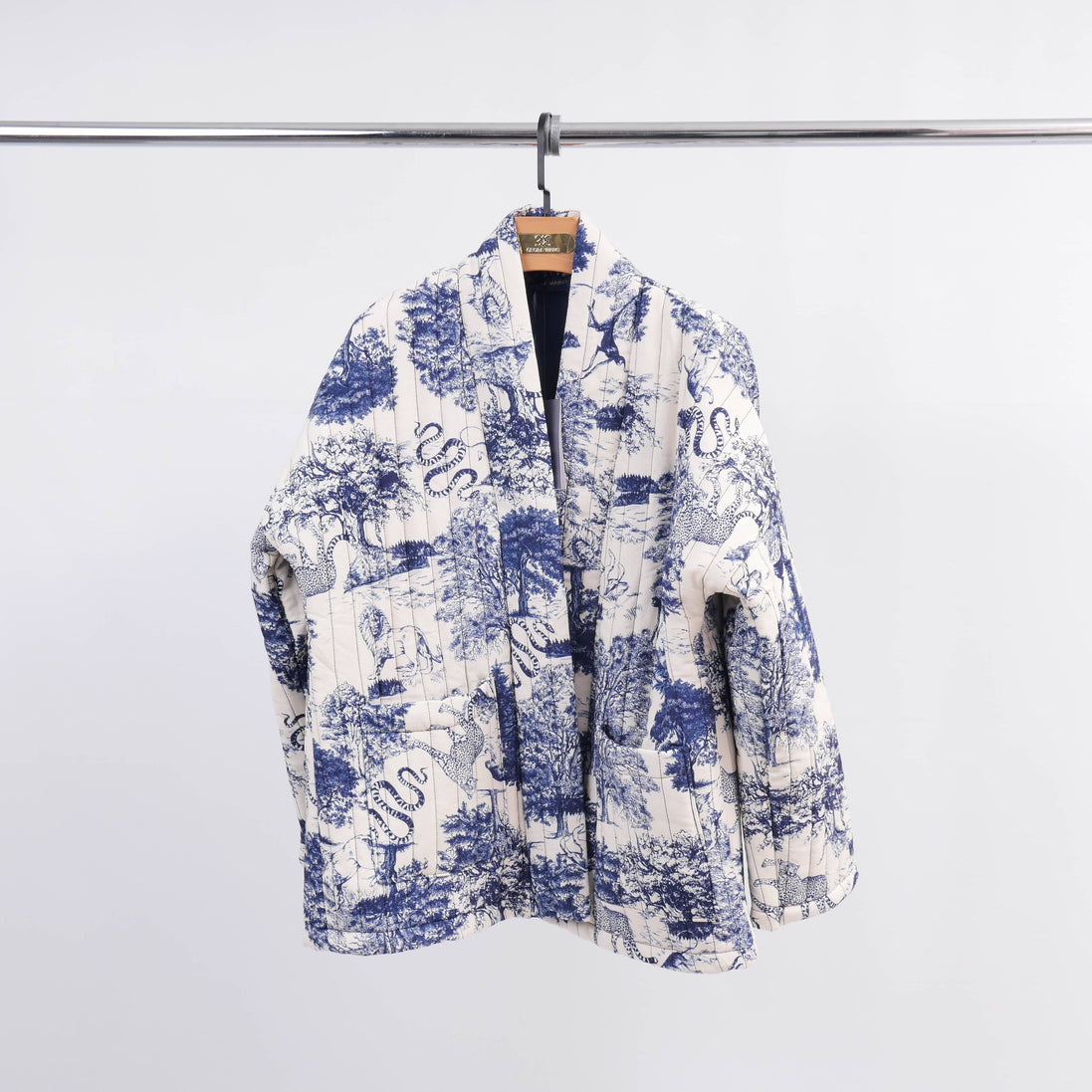 Jungle Print Quilted Jacket