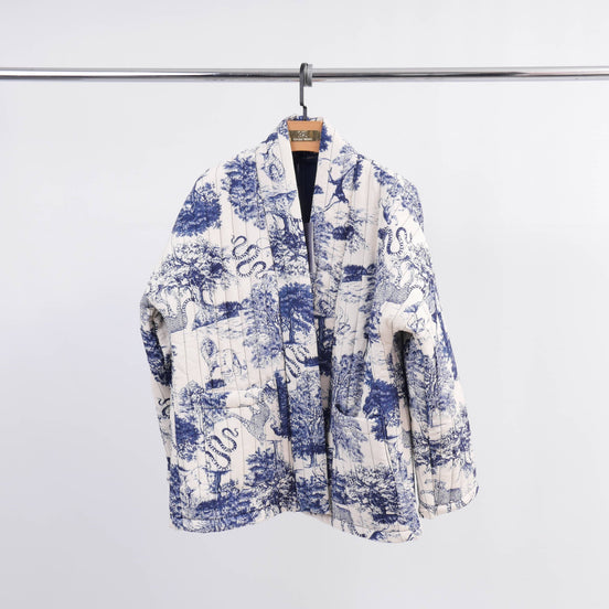 Jungle Print Quilted Jacket