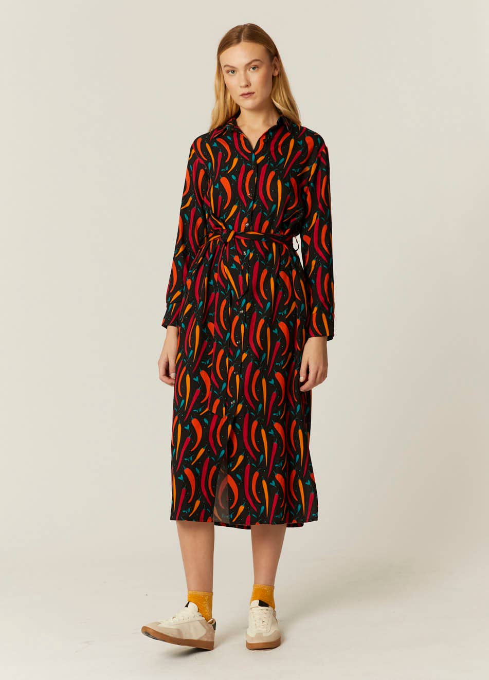 Long Hot Chilly Dress