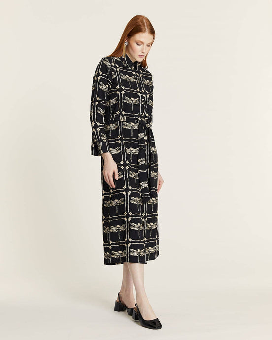 Dragonfly Embroidery Dress