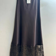 Long Satin Skirt
