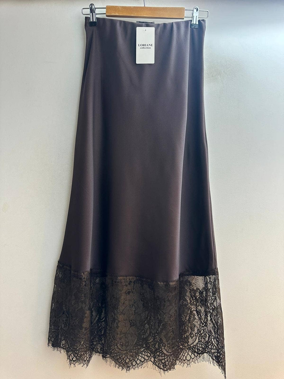 Long Satin Skirt