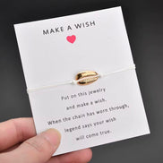Make a Wish Shell Bracelet