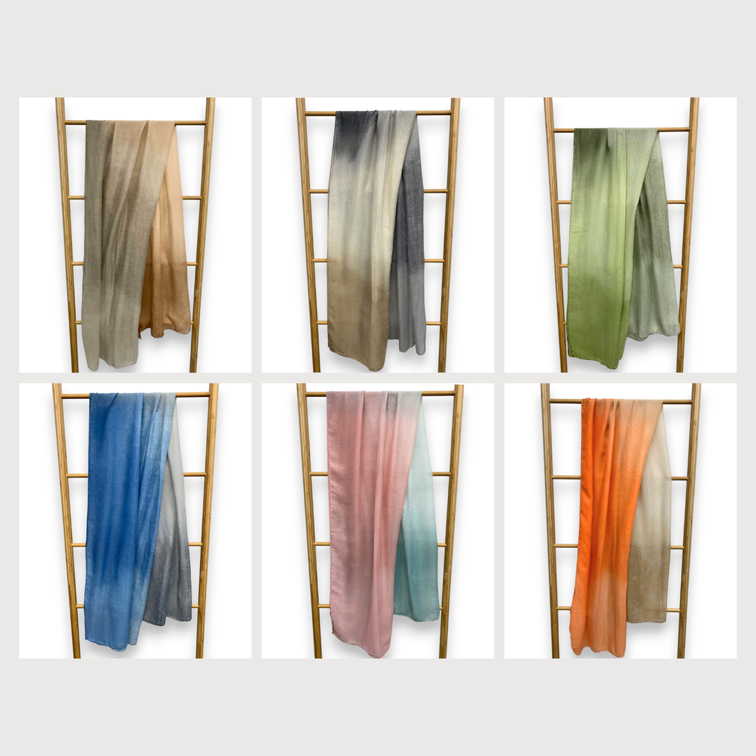Summer Ombre Dip Scarf