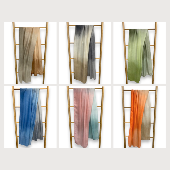 Summer Ombre Dip Scarf