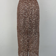 Sequin Golden Skirt