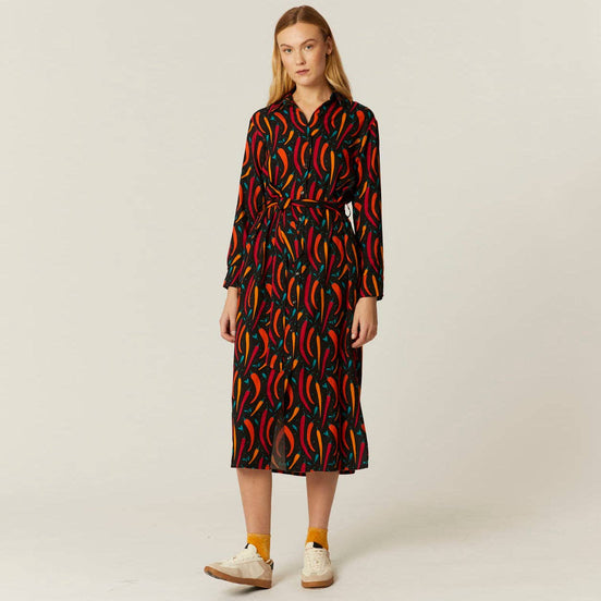 Long Hot Chilly Dress