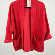Quilted Jacket in Cotton Gauze