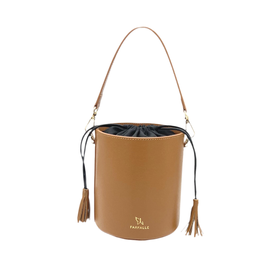 Genuine Leather Bucket Bag