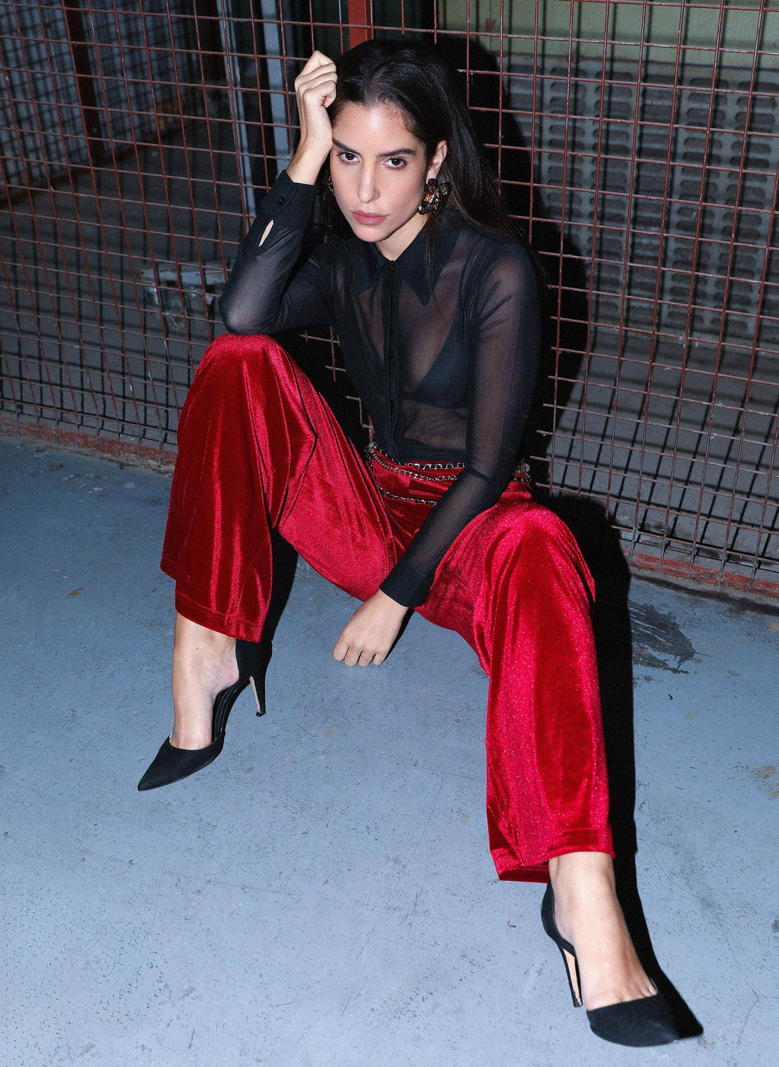 Pontalene Red Pants