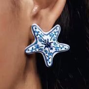 Flower Star Earrings